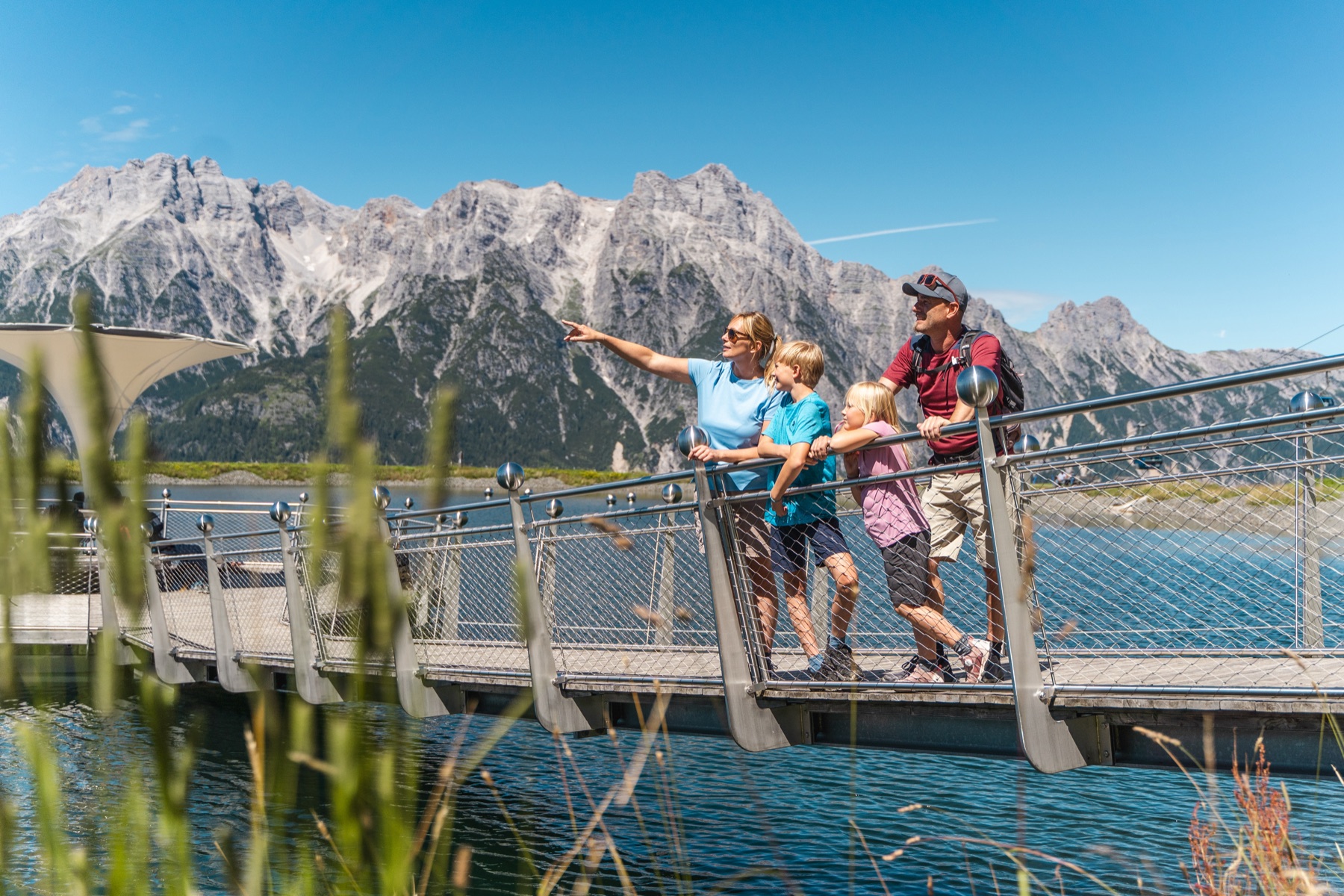 Familienausflug am Asitz mit Panorama der Leoganger Steinberge