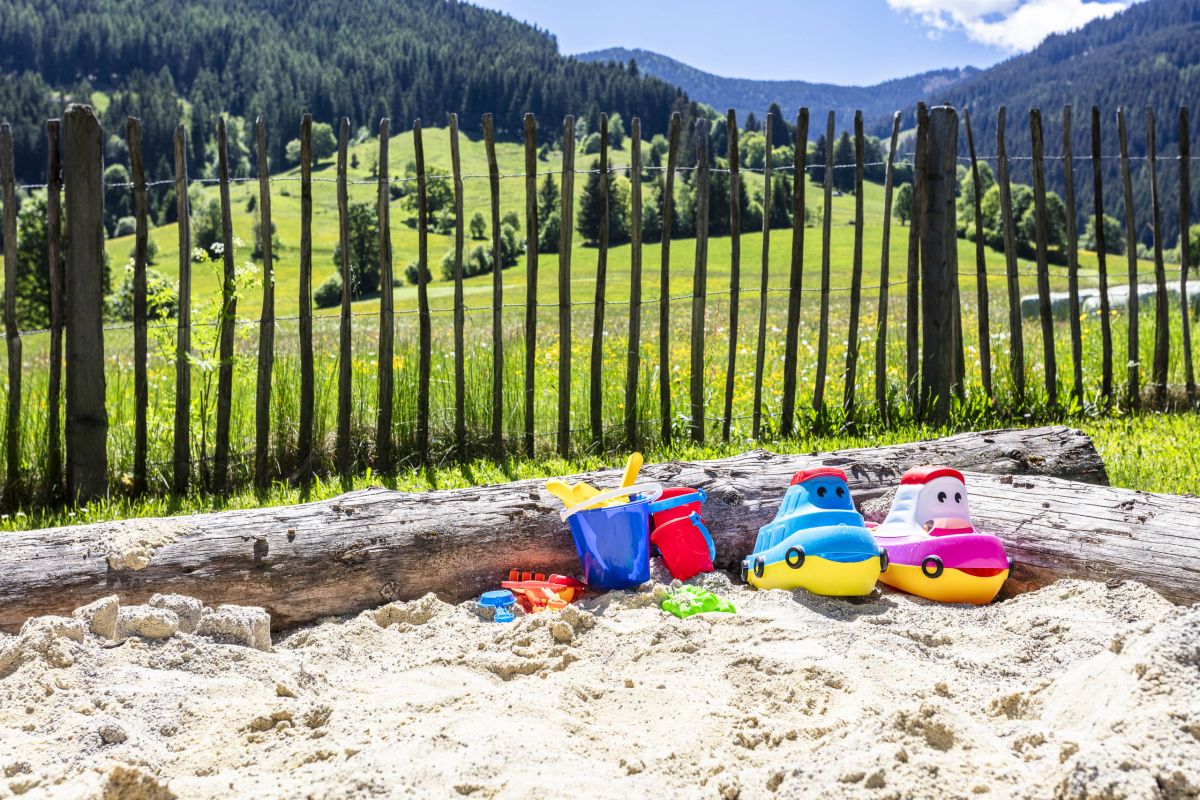 Sandspielplatz für kleine Campinggäste