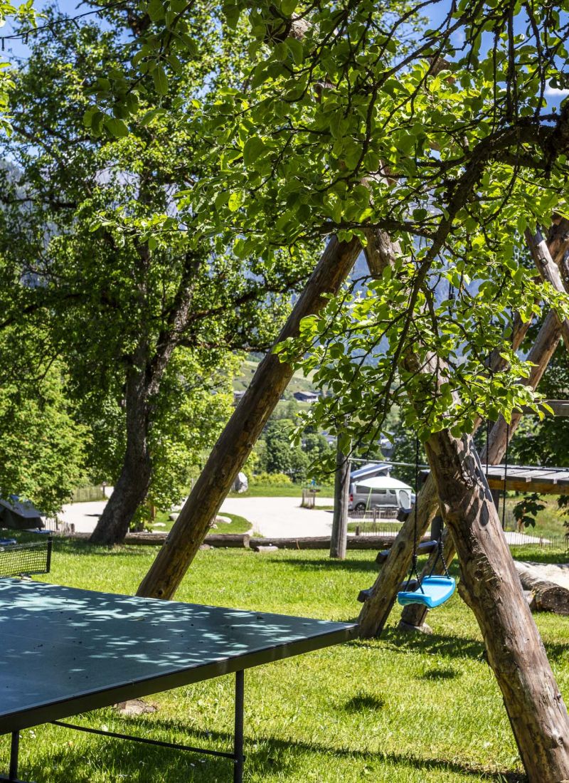Tischtennis und Schaukel im Grünen am Pöchtlhof